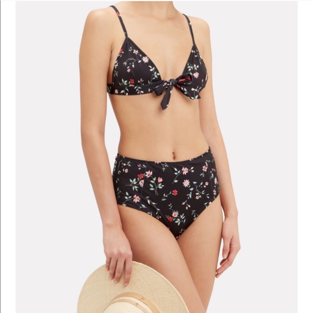 Ganni Jackson Floral Bikini Top - Picture 4 of 5